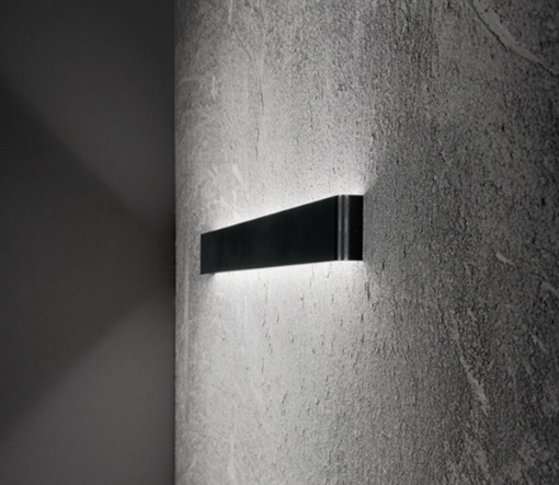 Elegante lampada dimmerabile LED con striscia nera intrecciata - Mazen