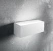 Immagine di Applique Bianca Doppia Emissione Sopra e Sotto Step Bianco 22cm IP54 Perenz 6730 B