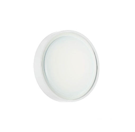 Plafoniera led esterno rotonda aidi argento 15w 4000k ondaluce ip65 -  PL-AIDI-GR