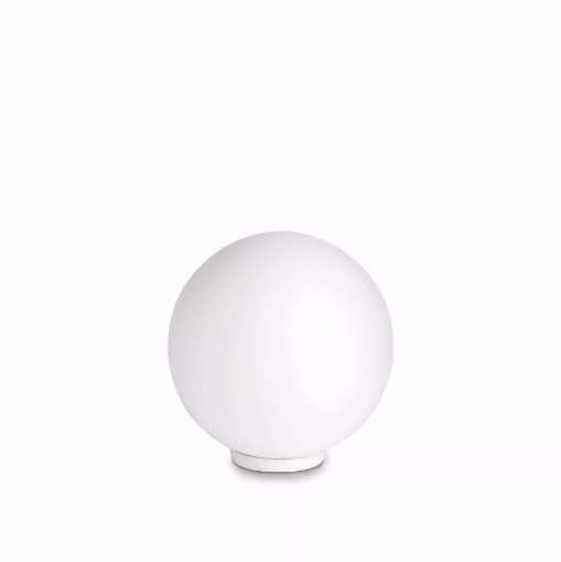 Immagine di Lampada Da Tavolo Sfera Vetro Bianco Area 30 cm Ondaluce Ciciriello