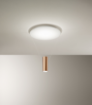 Immagine di Plafoniera con Fili e Cilindro Oro Pendente Doppia Emissione Led Hang Perenz 6798 OR LC