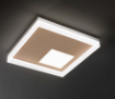 Picture of Plafoniera Quadrata Led 32w CCT Oro Sabbiato Boxe Perenz 6853 OR CT