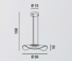 Immagine di Sospensione Led Moderna Medusa Diffusore Microincisioni Laser Perenz 6866 B LC