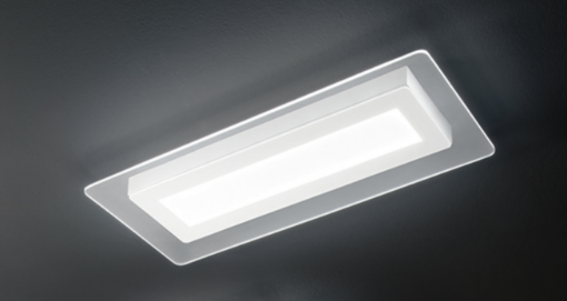 Immagine di Lampada da Soffitto Diffusore Rettangolare Microincisioni Laser Led CCT Perenz 6968 B CT