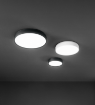 Immagine di Plafoniera Bianca da Soffitto Rotonda Ø47 cm Led 60w Banner Perenz 6984 B LC