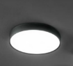 Immagine di Plafoniera da Soffitto Nera Rotonda Ø47 cm Led 60w Banner Perenz 6984 N LC