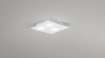 Immagine di Plafoniera da Soffitto Bianca Quadrata 3 Luci Pixel 30x30 cm Perenz 8008 B