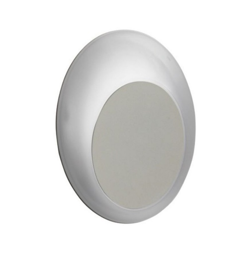 Immagine di Applique Led Da Esterno Ovale Shell Grigio IP65 Ondaluce