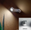 Immagine di Applique Da Esterno 2 Luci Led Orientabili Steve Grigio Ondaluce