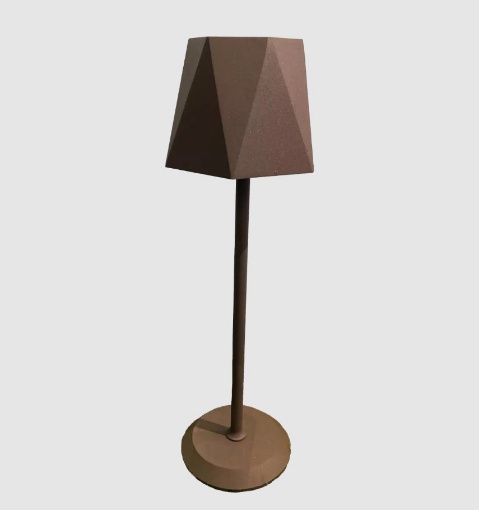 Immagine di Lampada Da Tavolo Led Ricaricabile IP54 Fiji Corten Ondaluce