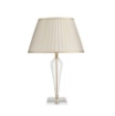 Picture of Lampada Tavolo Classica Vetro Con Paralume Plisse Ravel Ondaluce