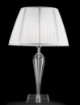 Picture of Lampada Tavolo Classica Vetro Con Paralume Plisse Ravel Ondaluce