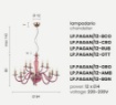 Immagine di Lampadario Classico Grande Vetro Cristallo Paganini 12 Luci Ondaluce