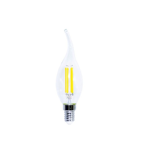 Immagine di Lampadina E14 LED Fiamma Vetro CF35 E14 6,5W 4000K Luce Naturale Life Electronics