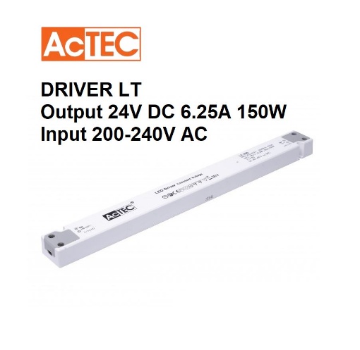 Immagine di Driver LT Actec Output 24VDC 6.25A 150W Input 200-240V