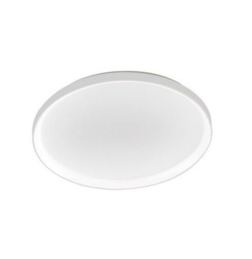 Immagine di Plafoniera Moderna Circolare Bianca Led 80w Krizia 98 cm Gea Luce