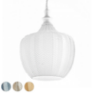 Immagine di Lampadario Pendente Per Penisola Vetro Colorato 24cm Cleofe S10 Gea Luce