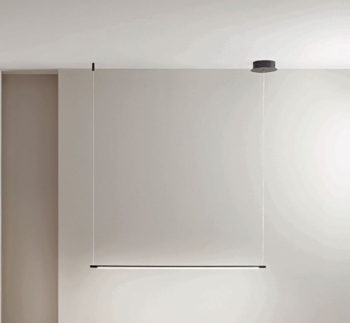 Immagine di Sospensione Per Tavolo Bacchetta Led 120 cm Dimmerabile 20w Genius Ondaluce