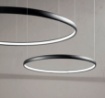 Immagine di Lampadario Cerchio Luminoso 80 cm Led Dimmerabile Nova Ondaluce