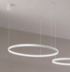 Immagine di Lampadario Cerchio Luminoso 80 cm Led Dimmerabile Nova Ondaluce