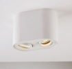 Immagine di Faretto Spot 2 Luci Led GU10 Orientabili Da Soffitto Town R2 Intec Light