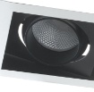 Immagine di Faretto Da Incasso Rettangolare 3 Luci Orientabili Led 30w Apollo Intec Light