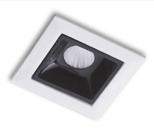 Immagine di Faretto Da Incasso Quadrato Led 2w 4000k 4,5x4,5 cm Sinkro Intec Light