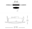 Immagine di Incasso Tondo Per Bagno 9 cm Led 5w 3000k Orientabile IP44 Zenit Cromo Intec Light