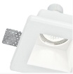 Immagine di Faretto Incasso Gesso Quadrato A Scomparsa 12x12 cm Ghost Q1 Intec Light