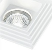 Immagine di Faretto Incasso Quadrato In Gesso Verniciabile 11,5 cm Spettro Q1 Intec Light