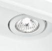 Immagine di Faretto Incasso Scomparsa In Gesso 2 Luci GU10 Orientabili Morgana Q2 Intec Light