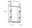 Immagine di Cassaforma Scatola di Derivazione Incasso Per Segnapassi Ariel RM1 Intec Light