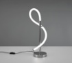 Immagine di Lumetto Cromo Design Moderno Tubo Spirale Led 4000k Argos Trio Lighting 