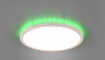 Immagine di Lampada Rotonda da Soffitto Aureo Bordo Bianco Led Dimmer Rgb 18w Trio Lighting