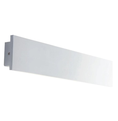 Immagine di Applique Rettangolare Gesso Verniciabile Led 18w 3000k 4000k Ortisei 60 cm Fan Europe