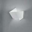 Immagine di Applique Da Parete Foglio Piegato Gesso Pitturabile Luce Sopra Sotto Origami Design Fan Europe