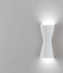 Immagine di Applique In Gesso Per Interni Pitturabile Luce Sopra e Sotto Clepsydra h30 cm Fan Europe