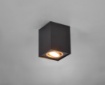 Immagine di Plafone Cubo Biscuit Nero e Oro Spot GU10 Orientabile Trio Lighting