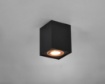 Immagine di Plafone Cubo Biscuit Nero e Oro Spot GU10 Orientabile Trio Lighting