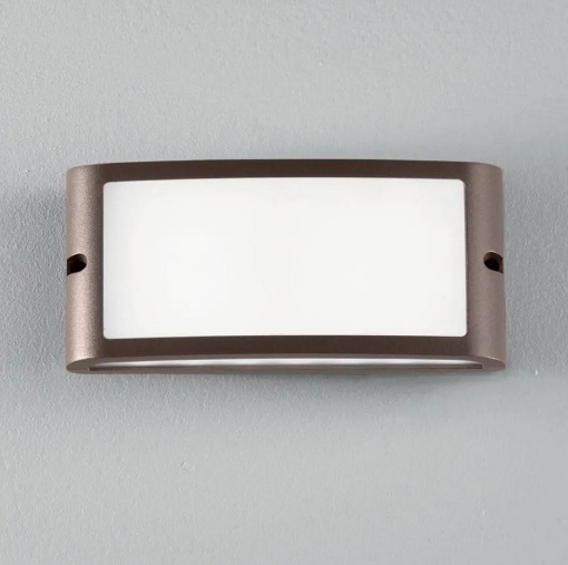 Immagine di Applique Esterno Luce 3 Direzioni Led CCT Corten IP54 Dubai Intec Light