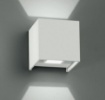 Immagine di Applique Cubo Per Interno Esterno Led CCT 20w Luce Regolabile Alfa Bianco Intec Light