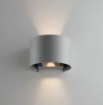 Immagine di Applique Led CCT Doppia Emissione Luce Regolabile Delta Grigio IP54 Intec Light