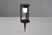 Immagine di Lampioncino da Giardino Alluminio Nero Carmo Led con Sensore IP54 Trio Lighting