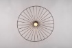 Immagine di Lampada da Soffitto Design Paralume Sombrero Metallo Nero Chapeau Trio Lighting 