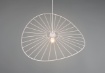 Immagine di Sospensione Minimal Design Paralume Sombrero Bianco Chapeau Ø60 cm Trio Lighting 