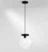 Immagine di Lampada A Sospensione Sfera Plastica Trasparente Esterno IP44 Polly S Intec Light