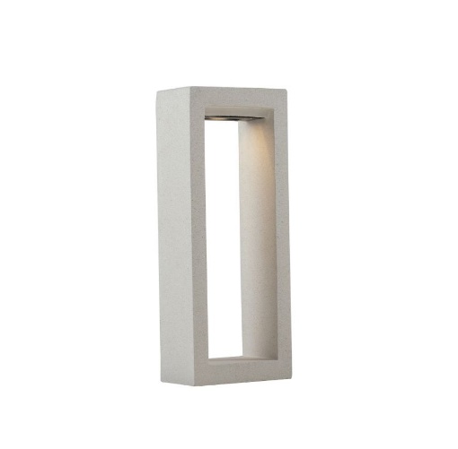 Immagine di Paletto Da Giardino In Cemento Bianco Masai 60 cm IP65 Intec Light