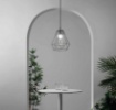 Immagine di Lampadario Sospeso Da Esterno Forma Diamante IP44 Mandala Intec Light