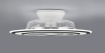 Immagine di Ventilatore Nero Led Dimmer Cambio Colore CCT 3 Velocità Trio Lighting 