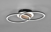 Immagine di Lampada da Soffitto o Parete Cerhi Led 2700k 6000k Giro Effetto Legno Trio Lighting